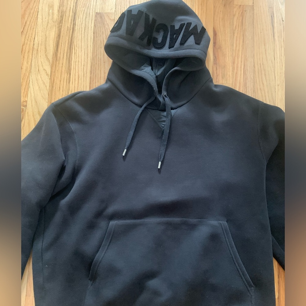 Mackage navy double face Krys hoodie